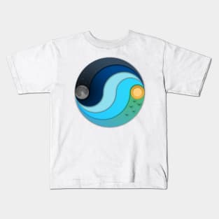 Day and night loop. Kids T-Shirt